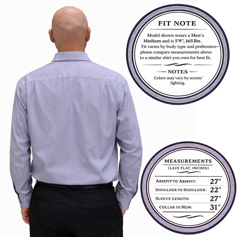 Charles Tyrwhitt Slim Fit Dress Shirt 18 Lilac Textured 100% Cotton L/S - Picture 5 of 10